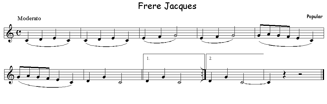 Frere Jacques (flauta)