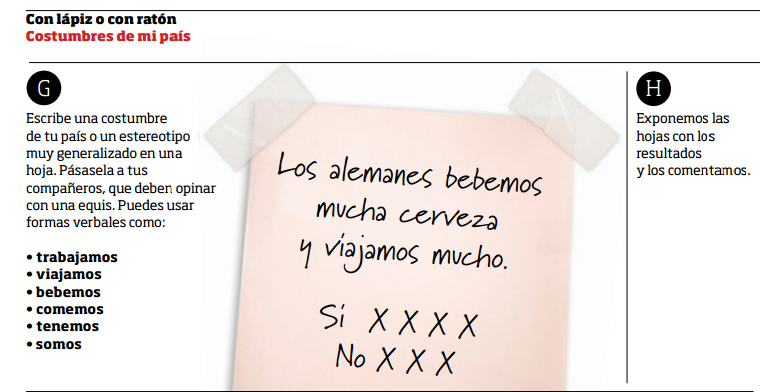 Sans, N, Martín Peris, E y Garmendia, A (2011): Bitácora - Libro del alumno - Barcelona - Difusión - Pg 69