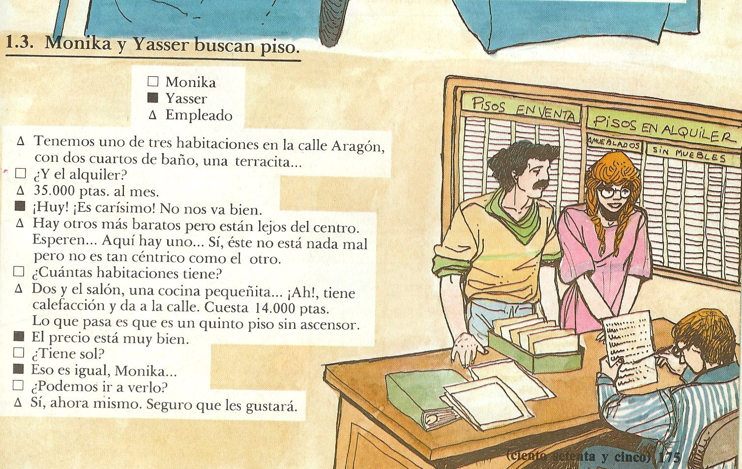 Equipo Pragma (1988): Para empezar B Curso comunicativo de español para extranjeros Madrid Edelsa Pg. 175