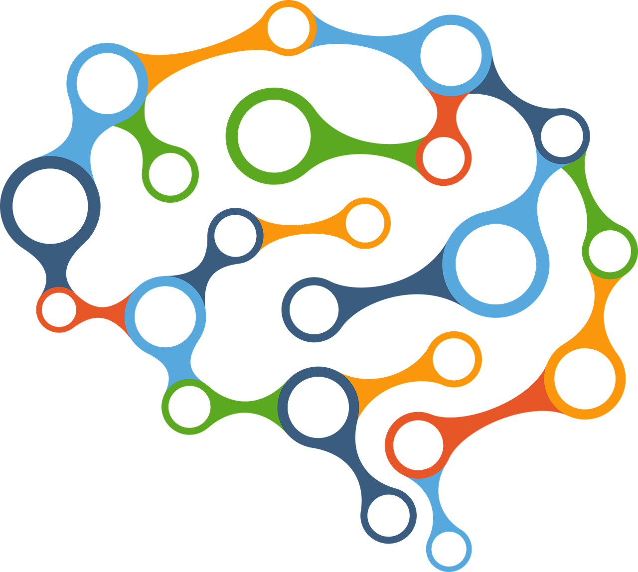 cerebro con conexiones _Imagen tomada de Pixabay
