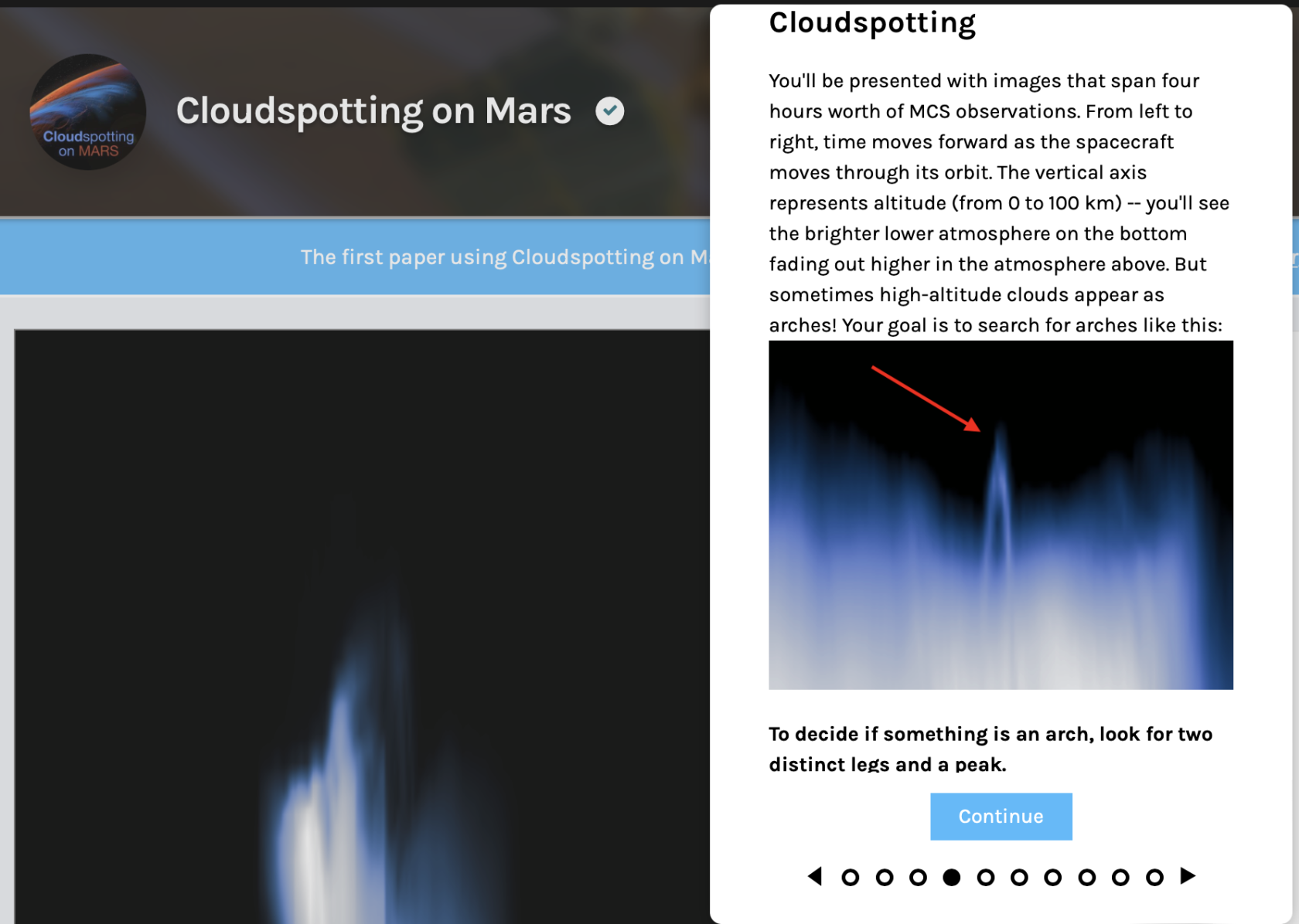 Cloudspotting Mars