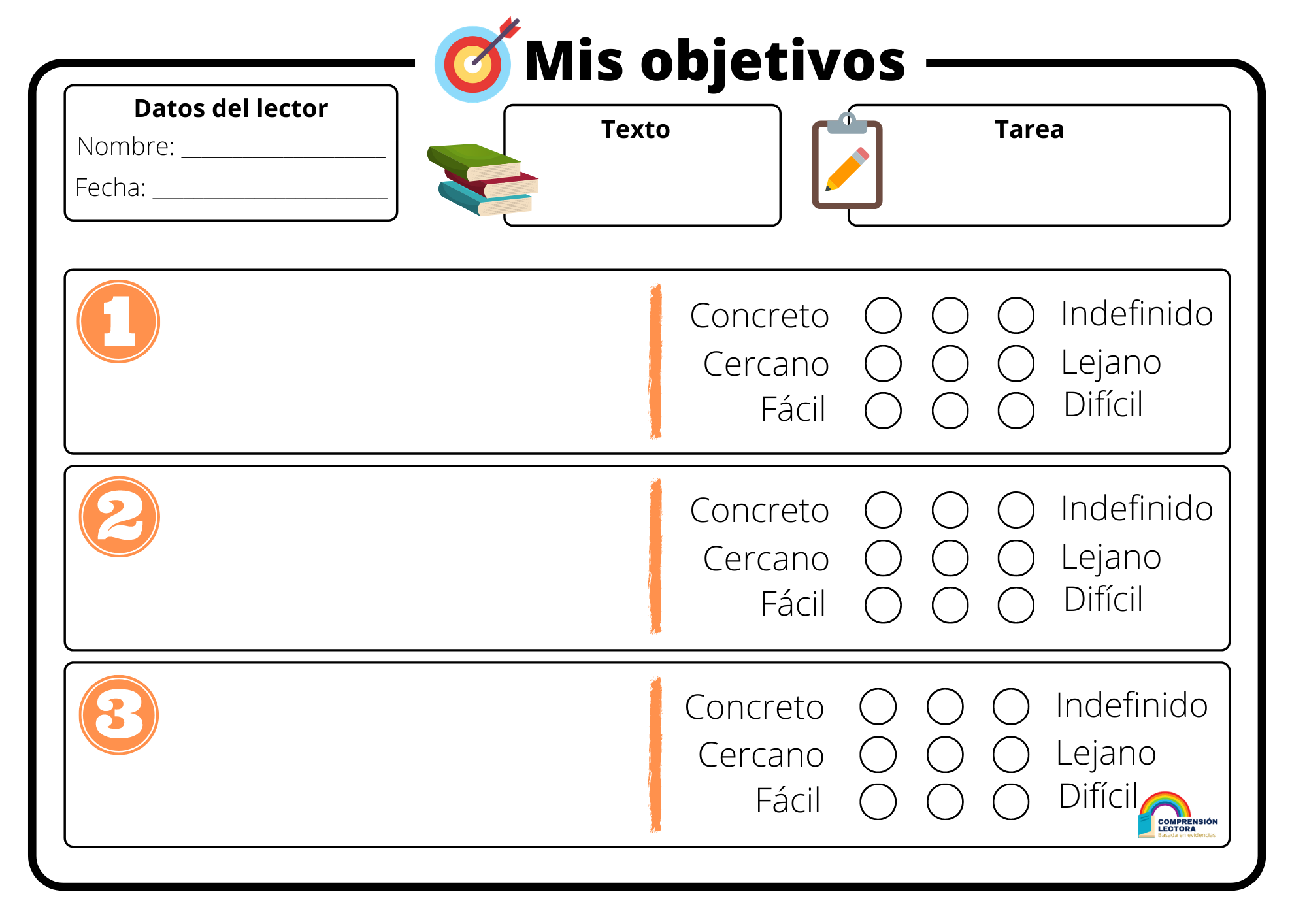 Mis objetivos de lector