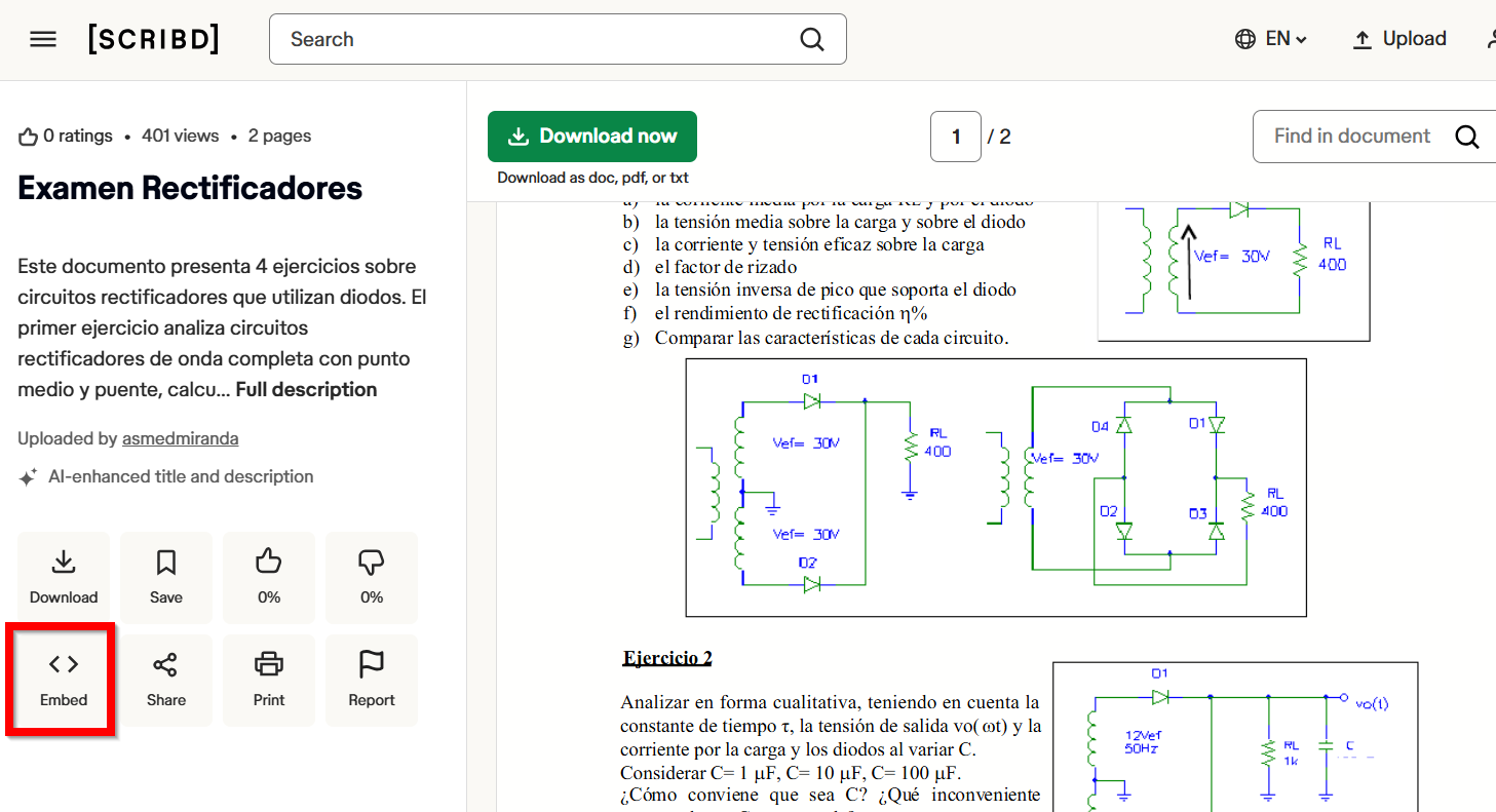 2025-04-26 23_17_55-Examen Rectificadores _ PDF _ Rectificador _ Diodo.png